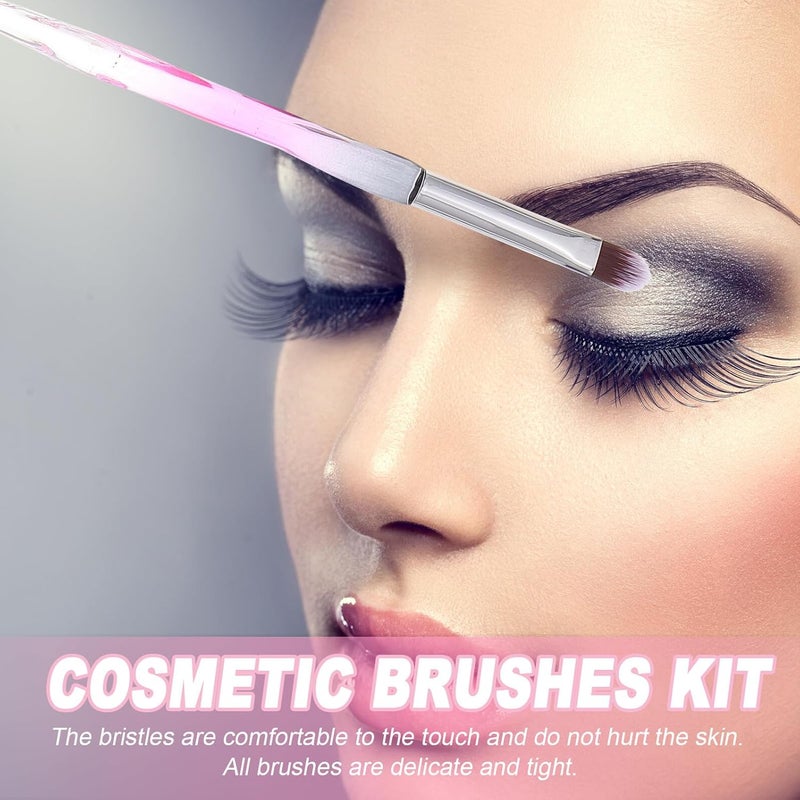 10Pcs Purple Makeup Brushes Set Soft Bristles For Beginners Professional Cosmetic Kit - Image 4